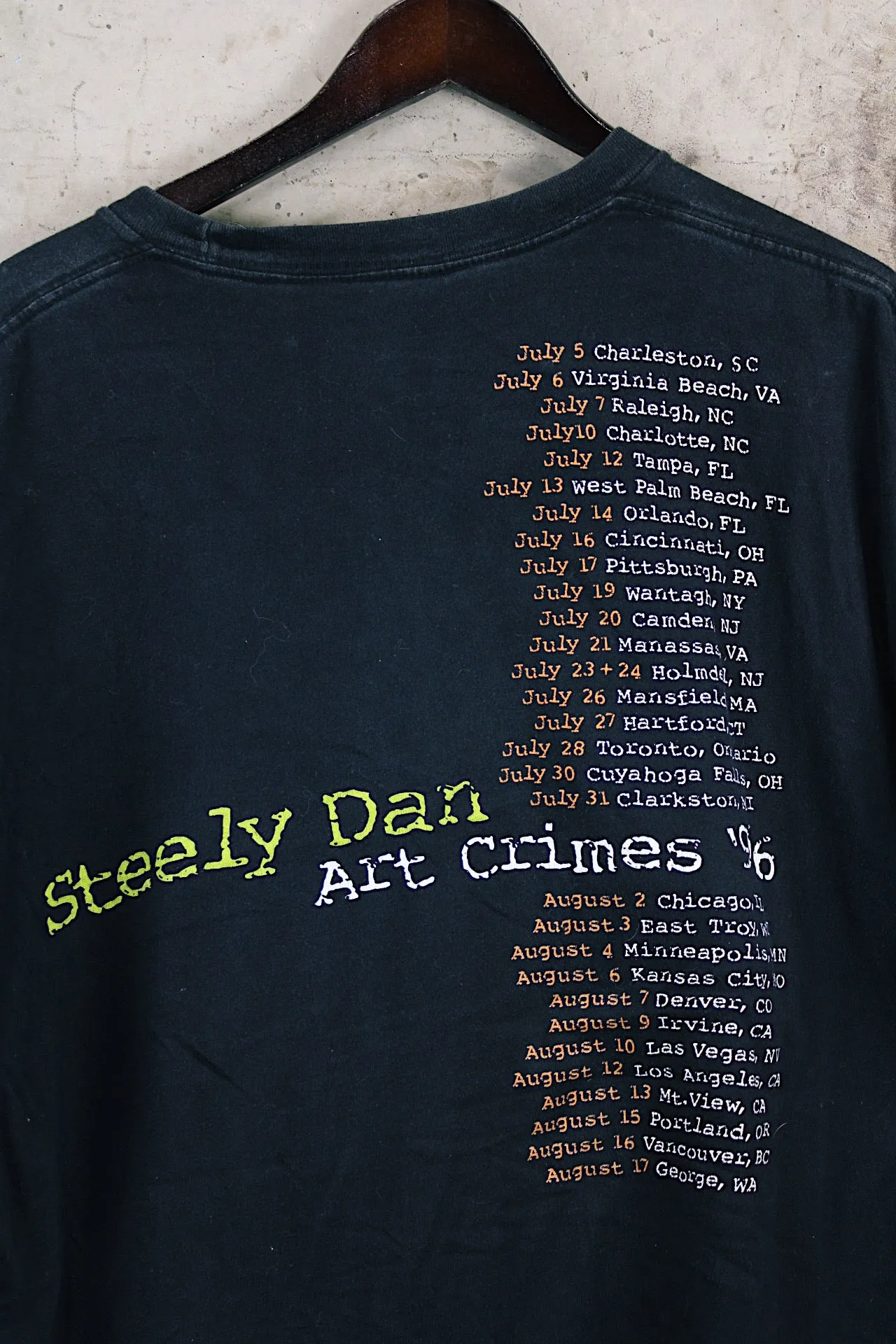 1996 Steely Dan Tour Tee