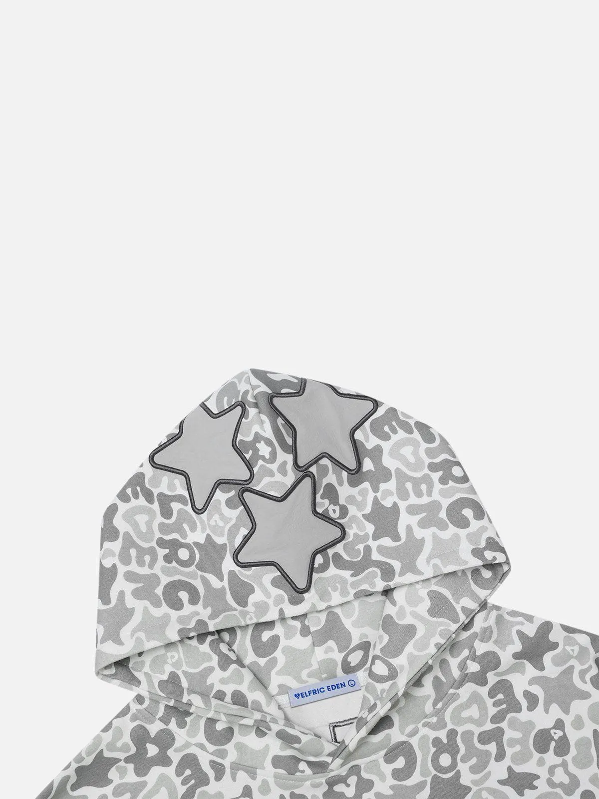 Aelfric Eden Embroidery Star Camouflage Hoodie