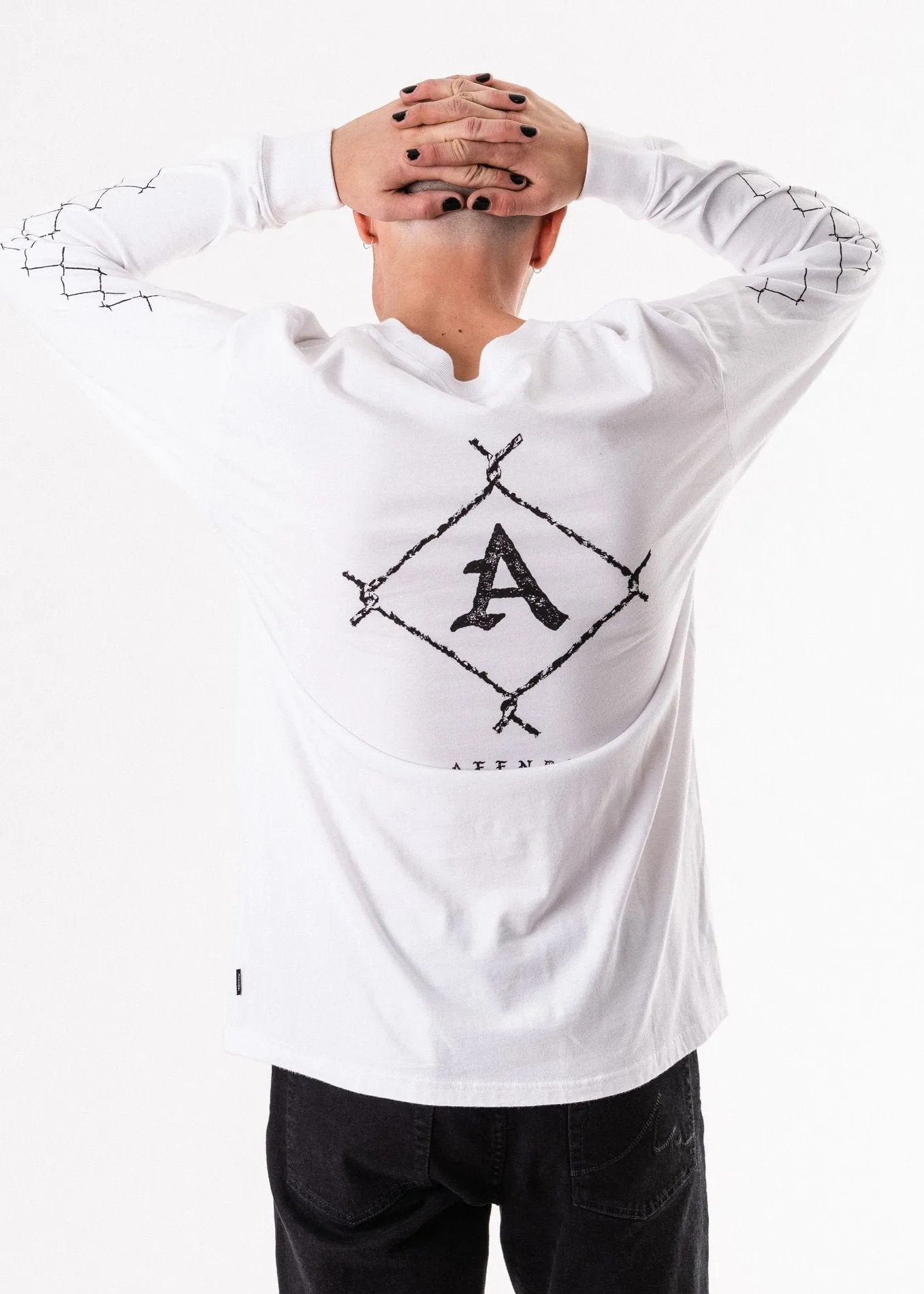 Afends Mens Get Free - Retro Fit Long Sleeve Tee