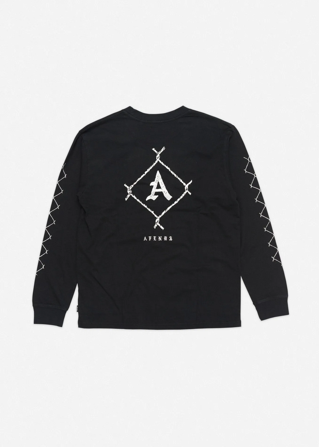 Afends Mens Get Free - Retro Fit Long Sleeve Tee