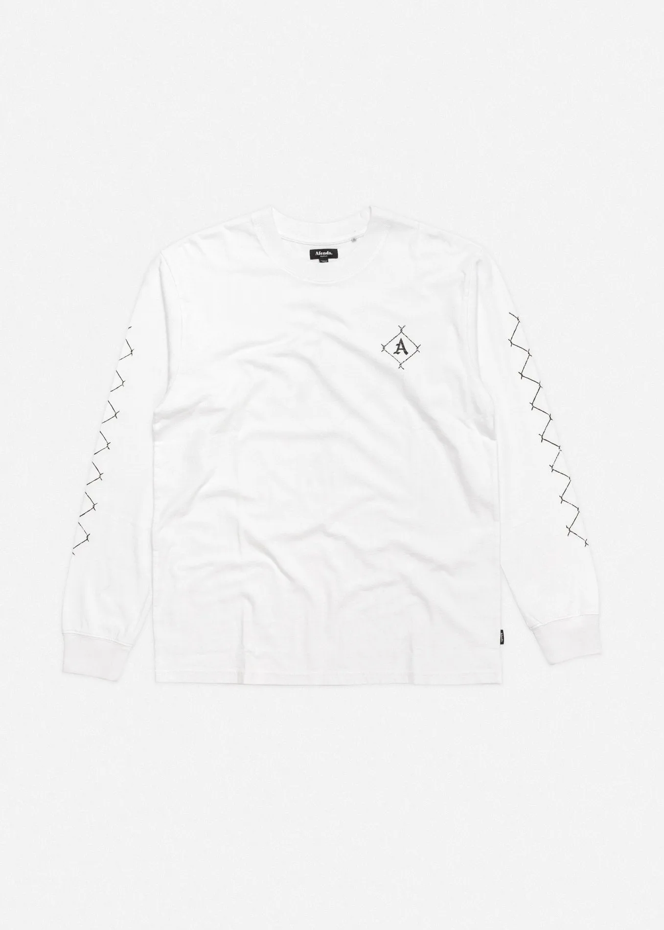 Afends Mens Get Free - Retro Fit Long Sleeve Tee