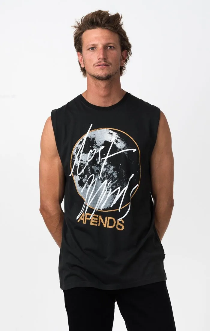 Afends Mens Lost - Retro Fit Bandcut Tee