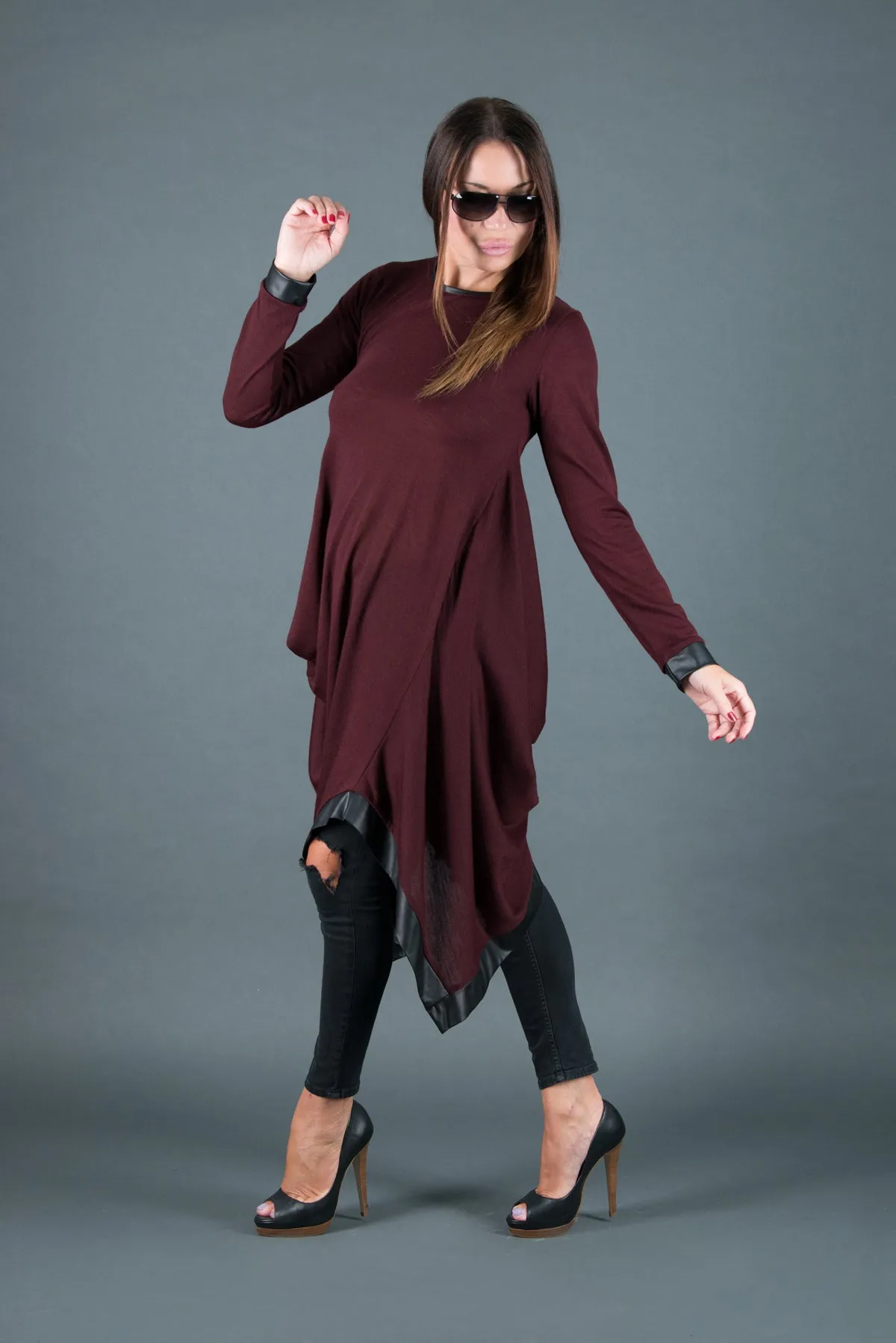 Asymmetrical Knitted Dress SVETLANA