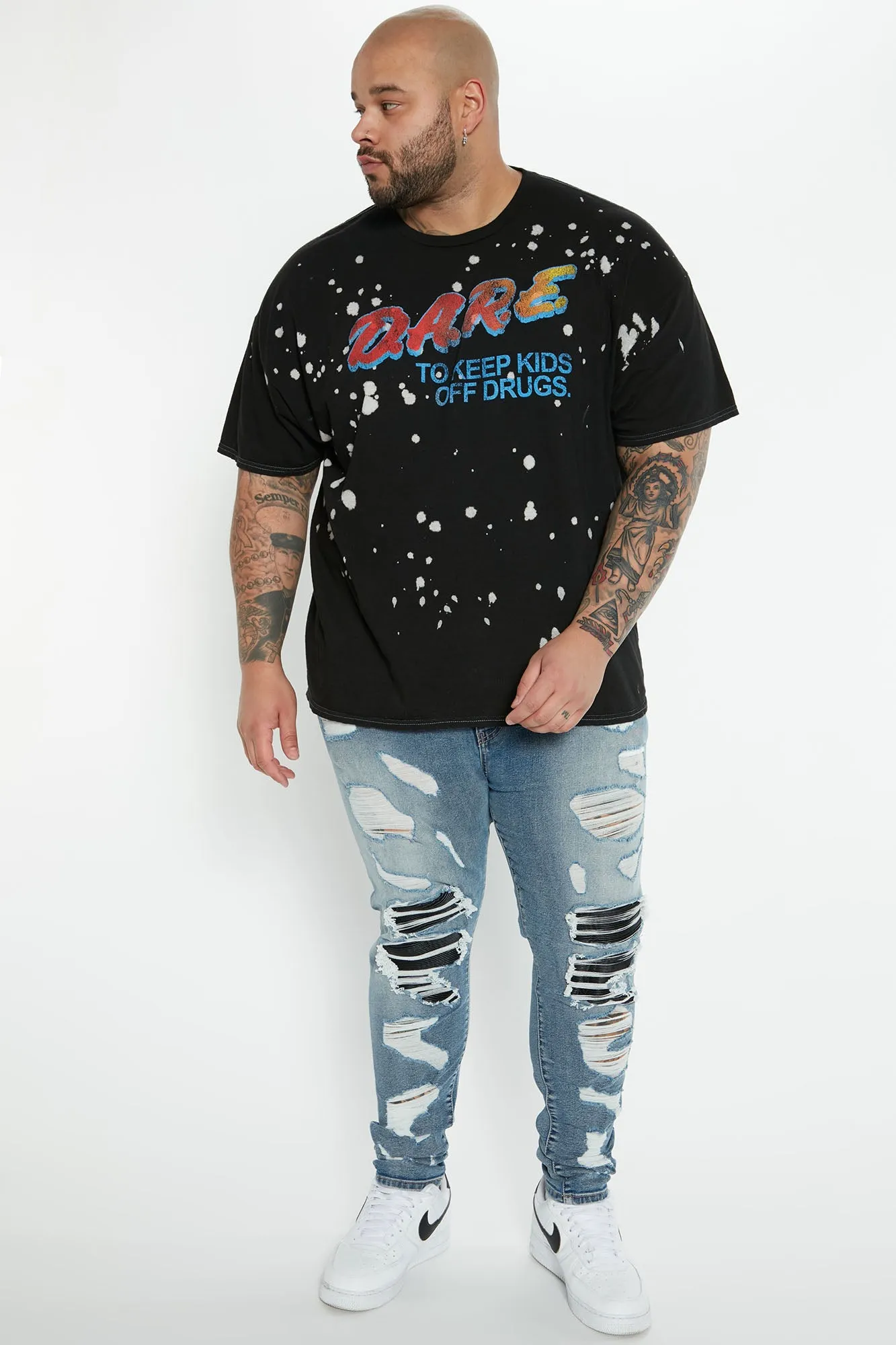 Big Energy Ripped Skinny Jeans - Medium Wash
