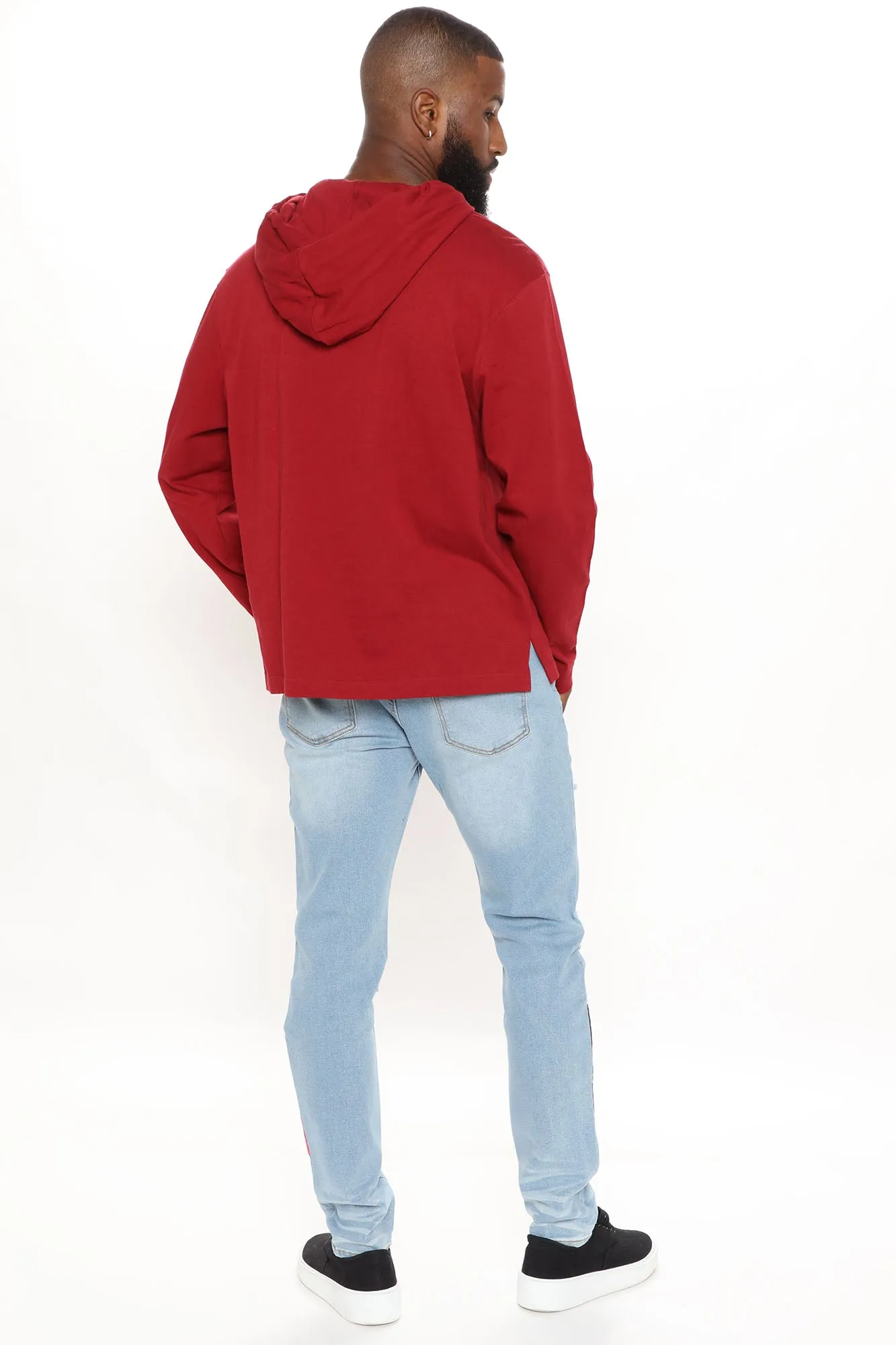 Big Time Patchwork Skinny Jeans - Medium Wash