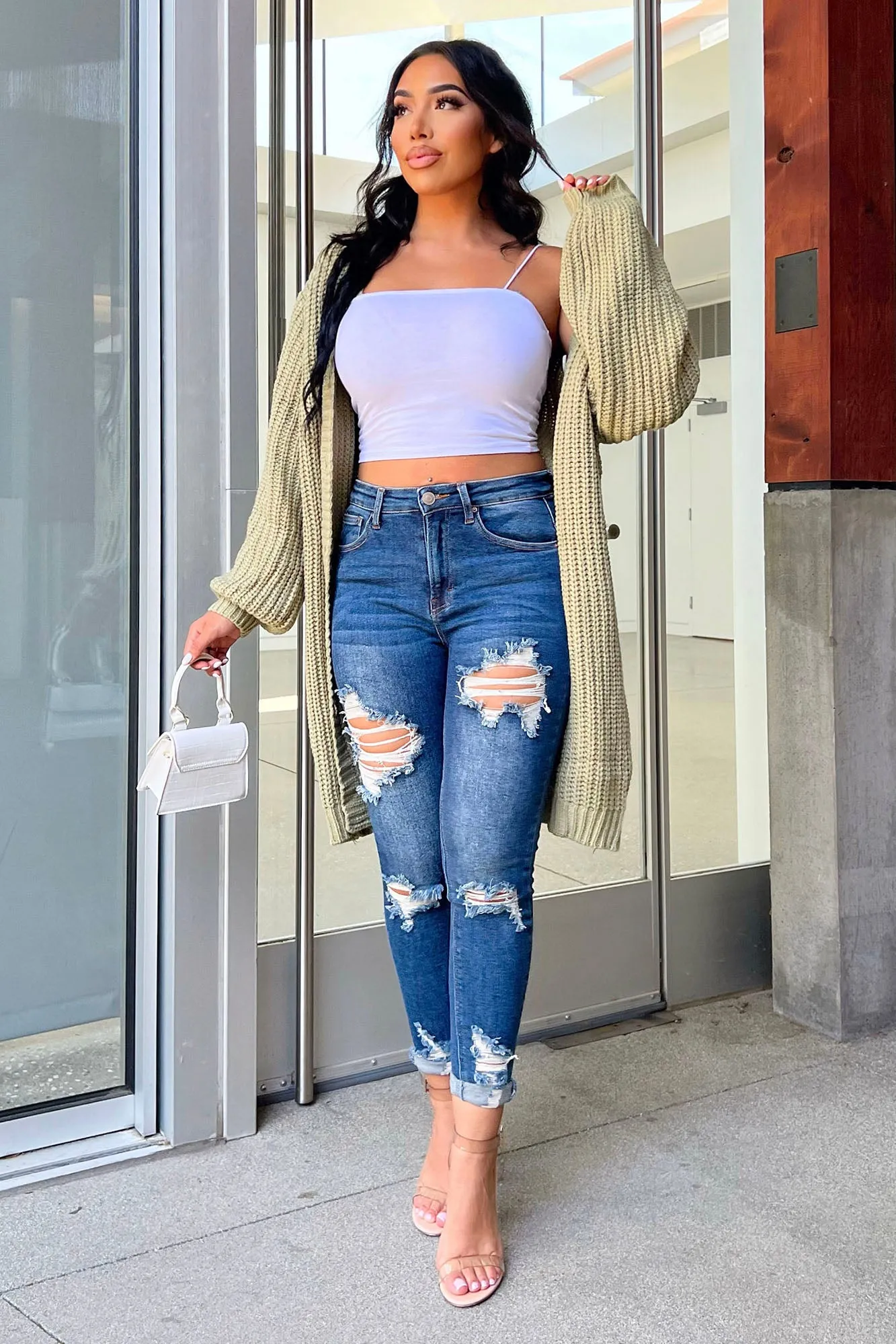 Bodacious Booty Lifter Skinny Jeans - Dark Wash