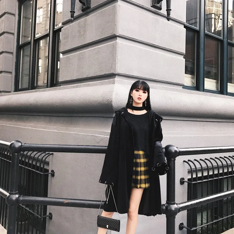 CLEARANCE / Cute Lattice Pleated Skirt for Women / High Waist Female Short Skirt