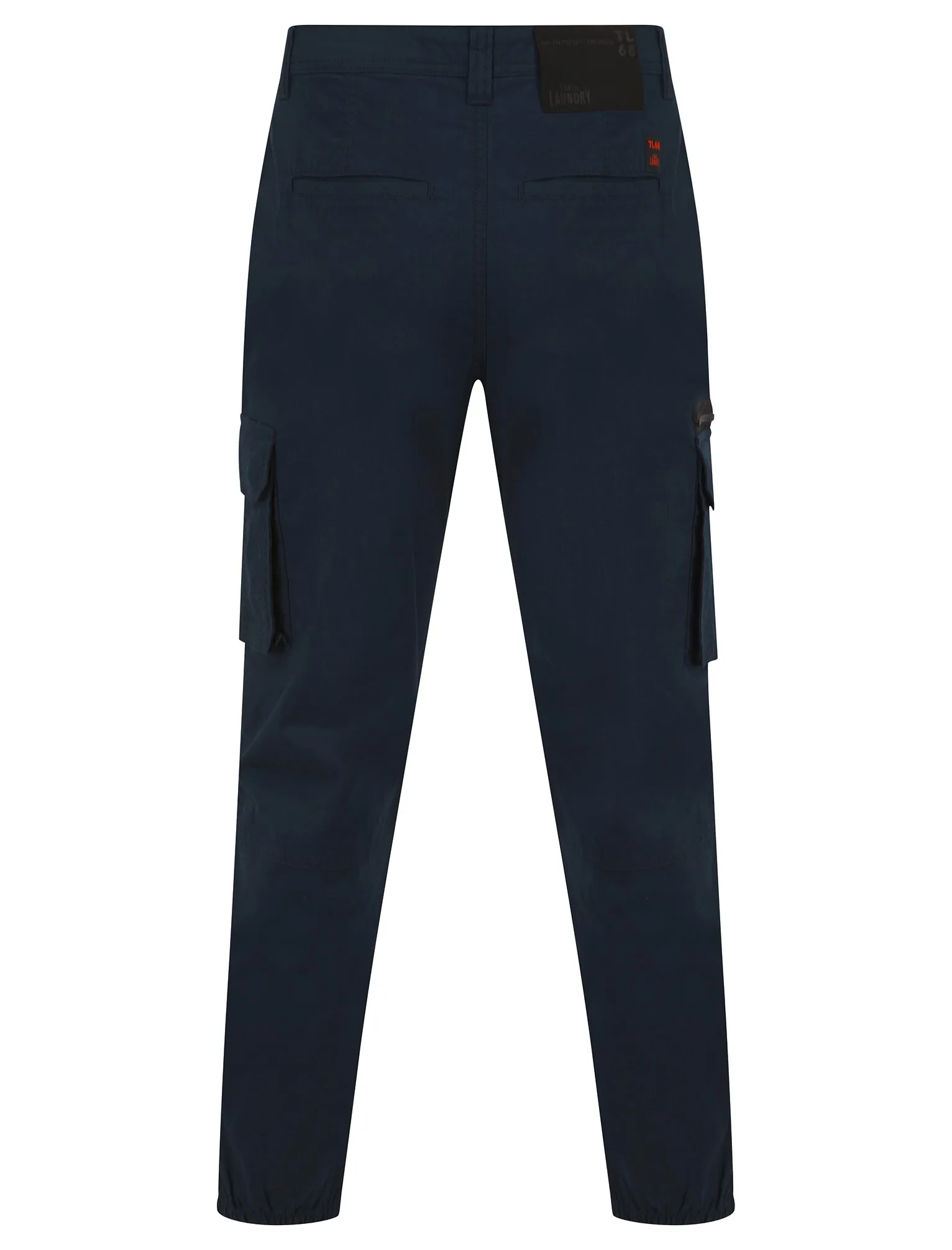 Costello Cotton Blend Multi-Pocket Cargo Trousers in Sky Captain Navy - Tokyo Laundry
