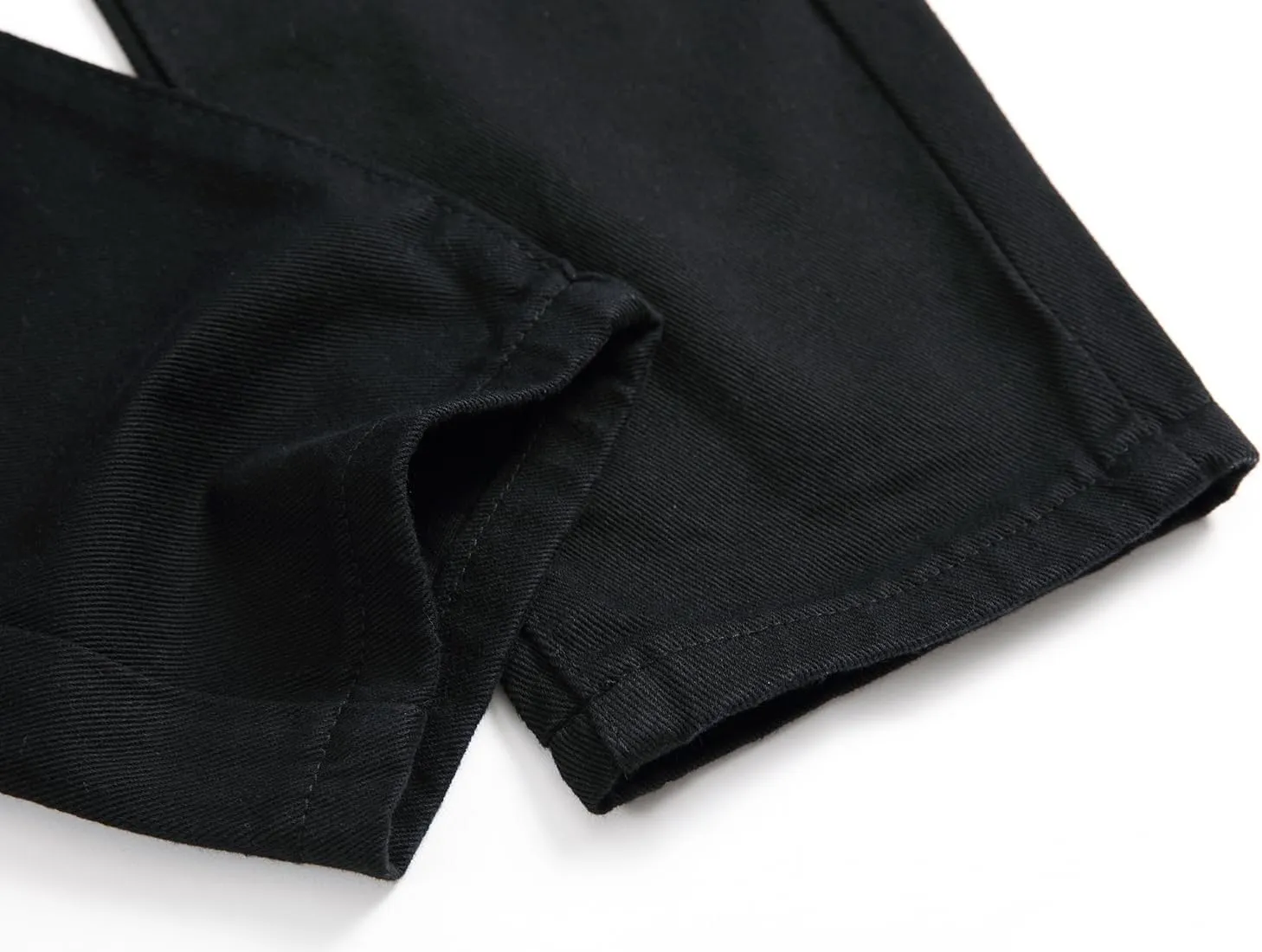 Denim Jeans for Men Slim Fit Ripped Stretch Skinny Distressed Stacked Straight Leg Moto Biker Pants