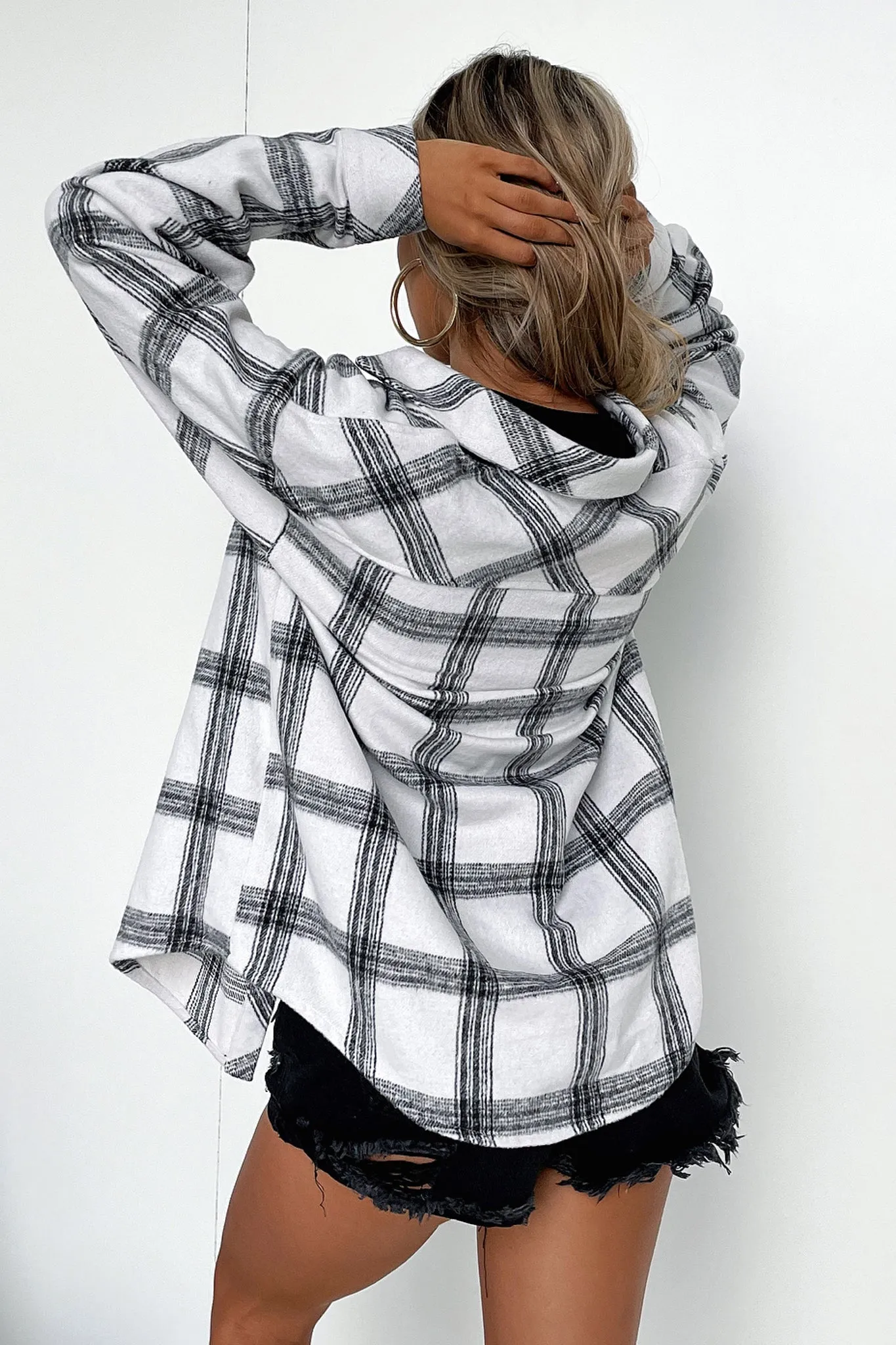 Denver Flannel Shirt - White Plaid