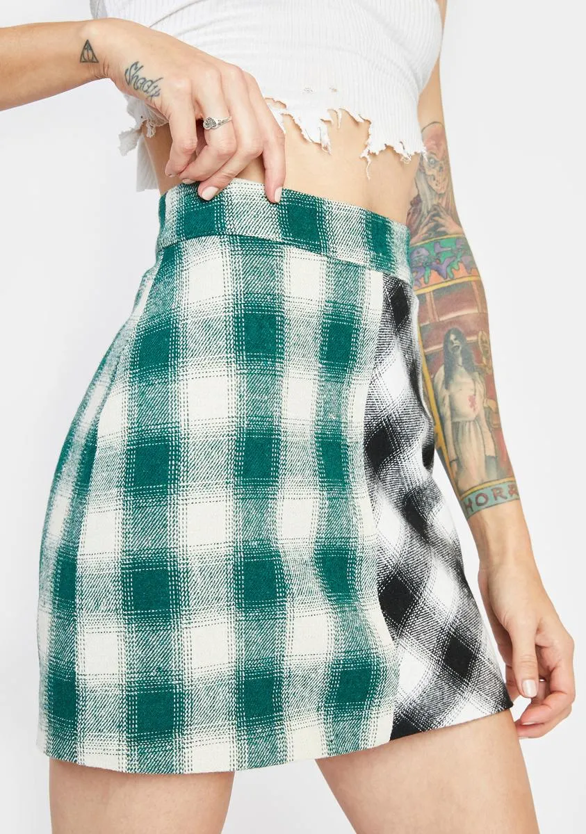 Doherty Plaid Mini Skirt
