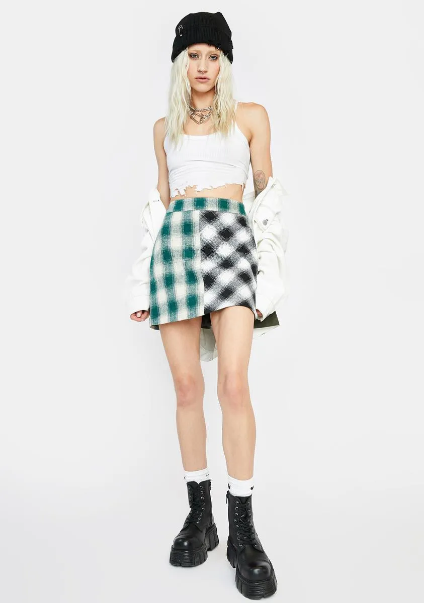 Doherty Plaid Mini Skirt