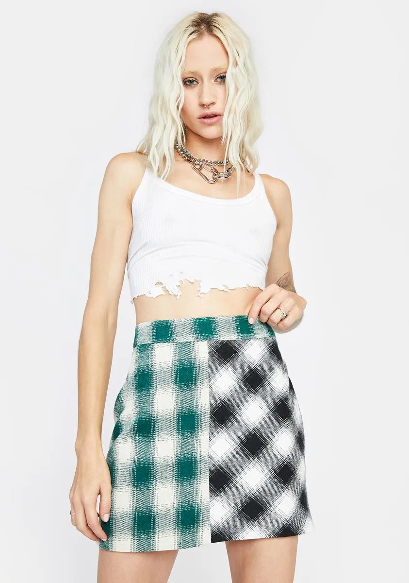 Doherty Plaid Mini Skirt