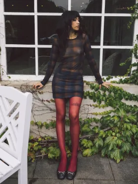 Enmesh Skirt - Midnight Blue