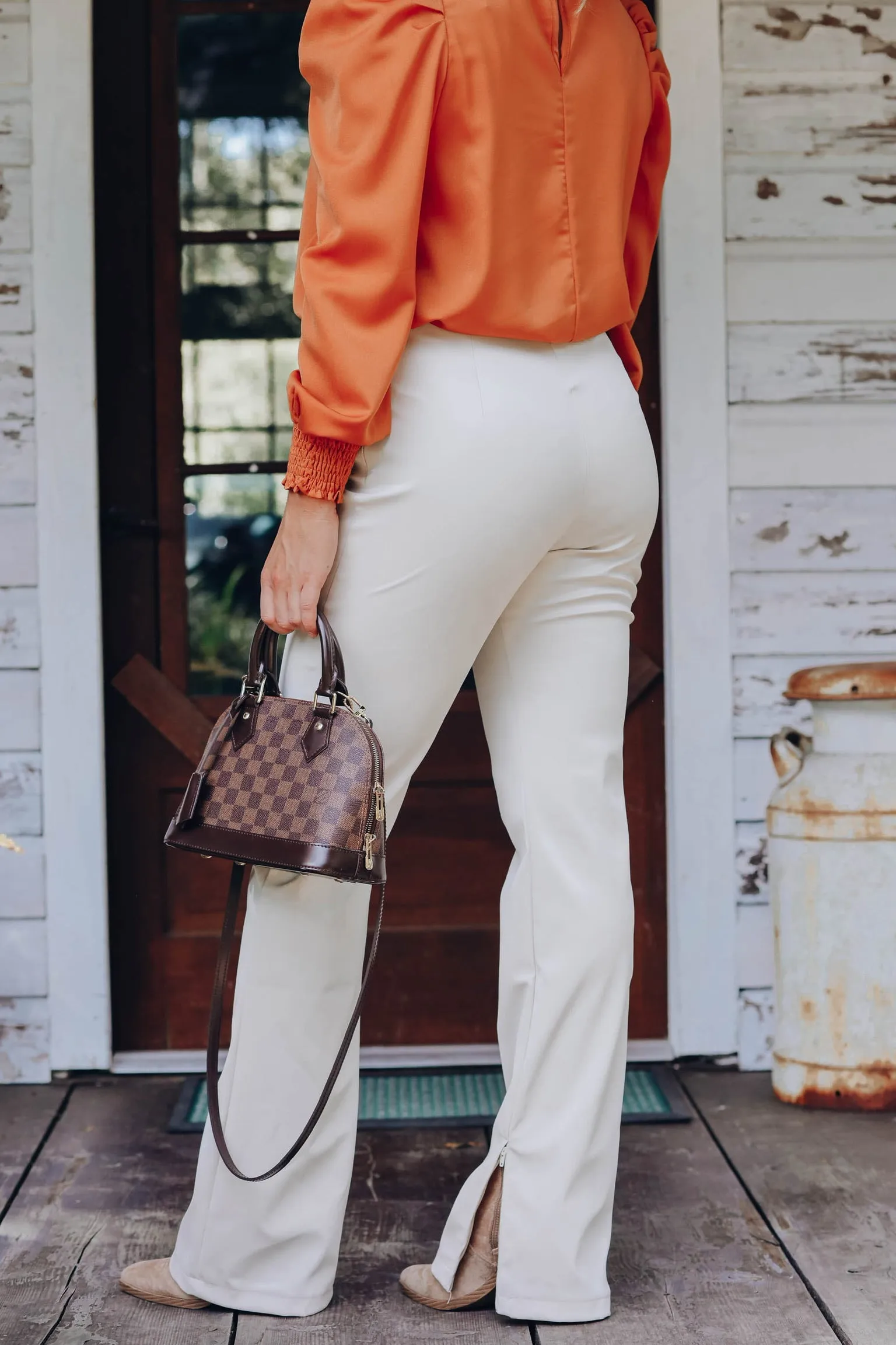 Fierce Faux Leather Flare Pants