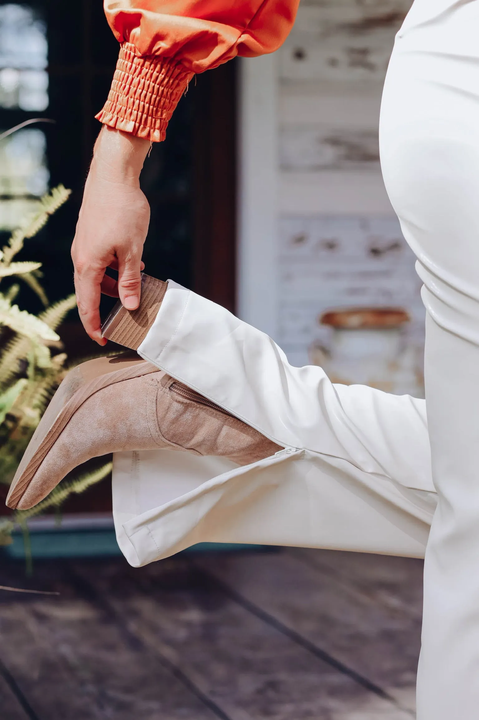 Fierce Faux Leather Flare Pants