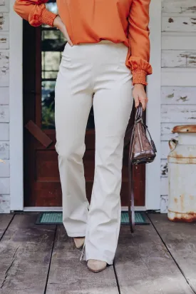 Fierce Faux Leather Flare Pants