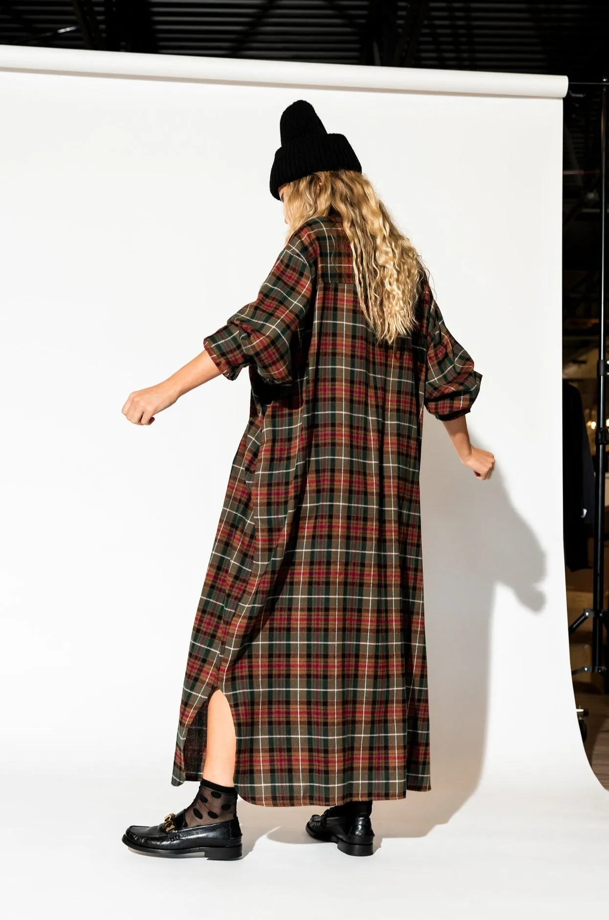 Grunge Goddess Flannel in Edgy Plaid