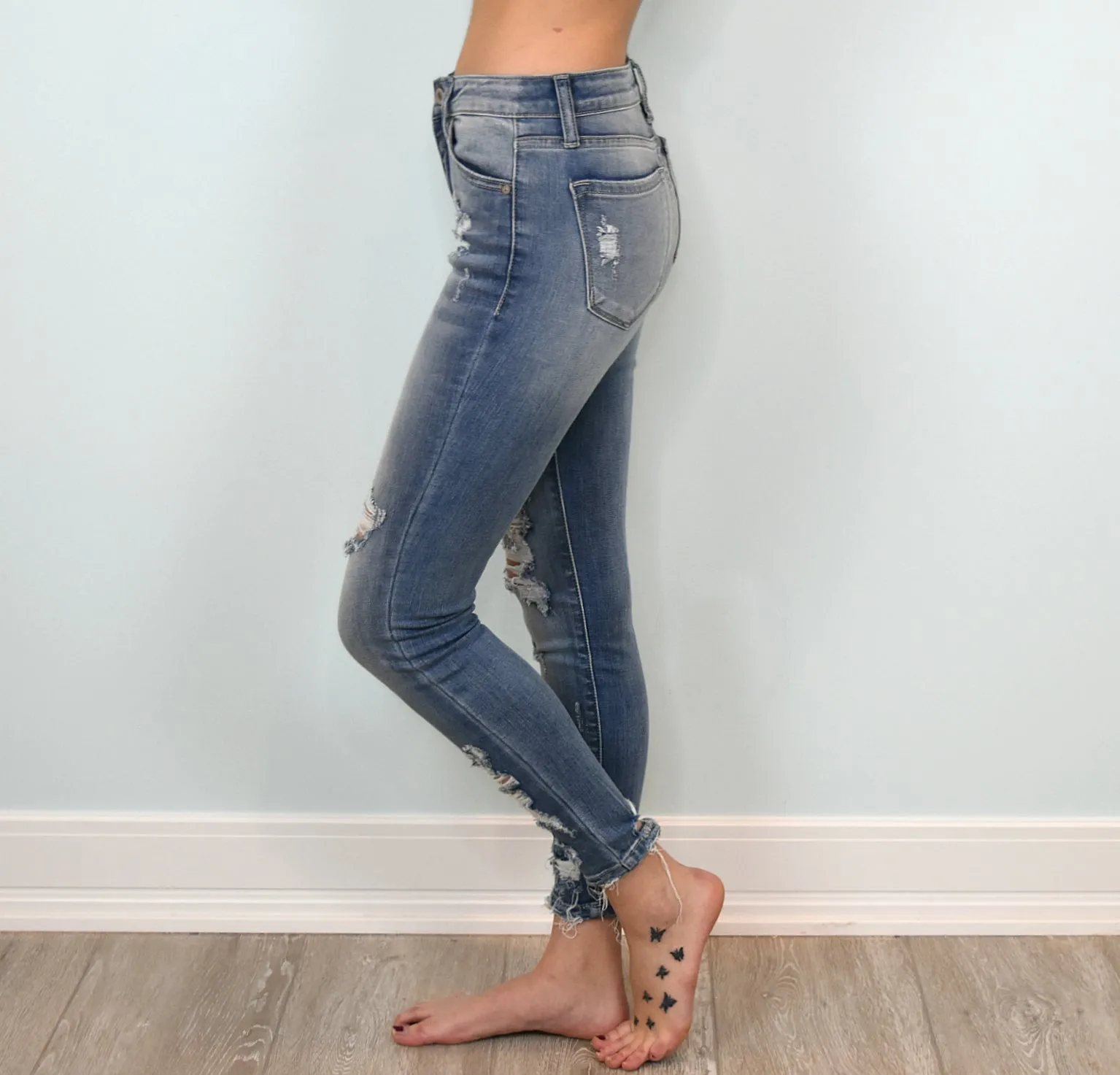 Kan Can: Reilly Destroyed Skinny Jeans