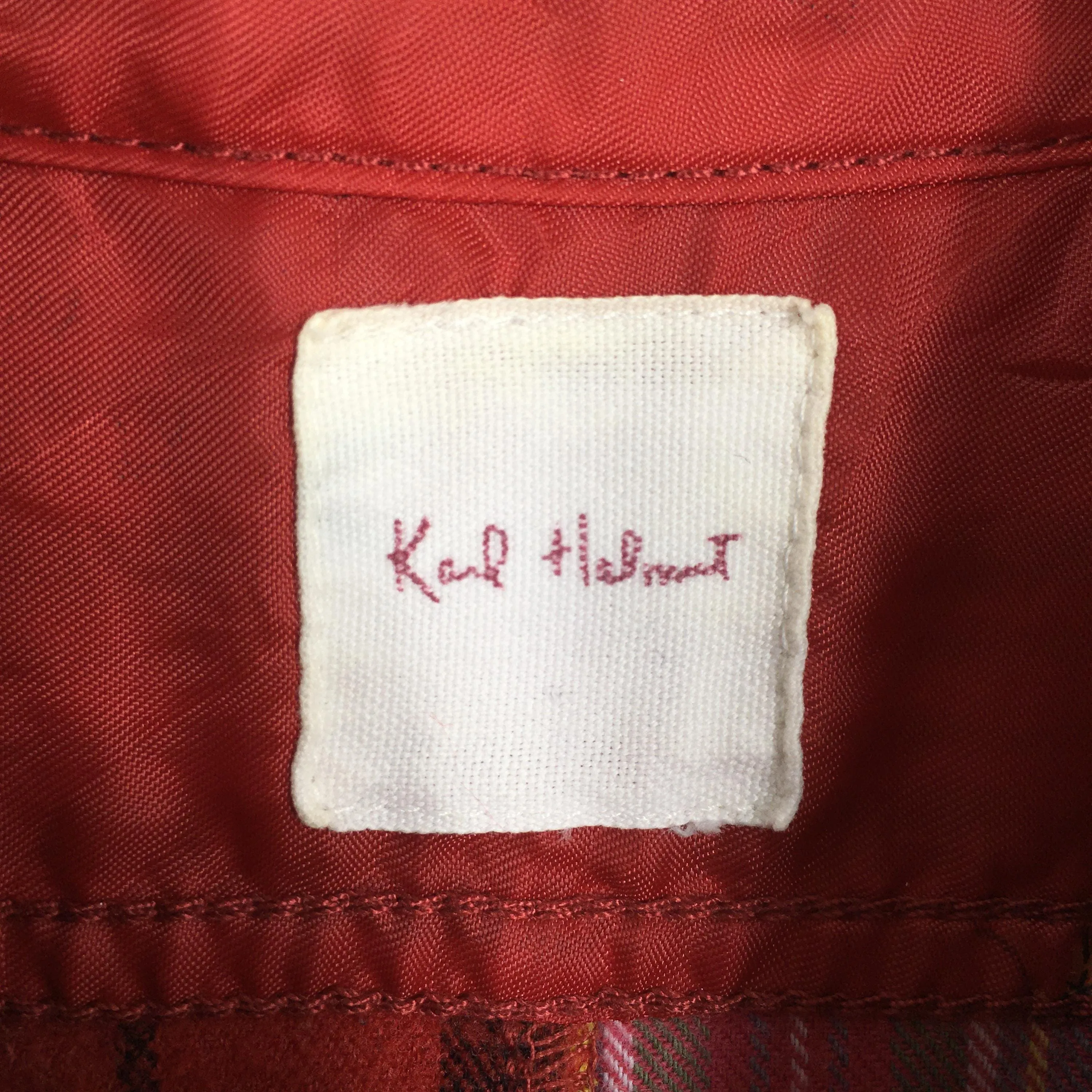 Karl Helmut Japan Patchwork Shirt Medium