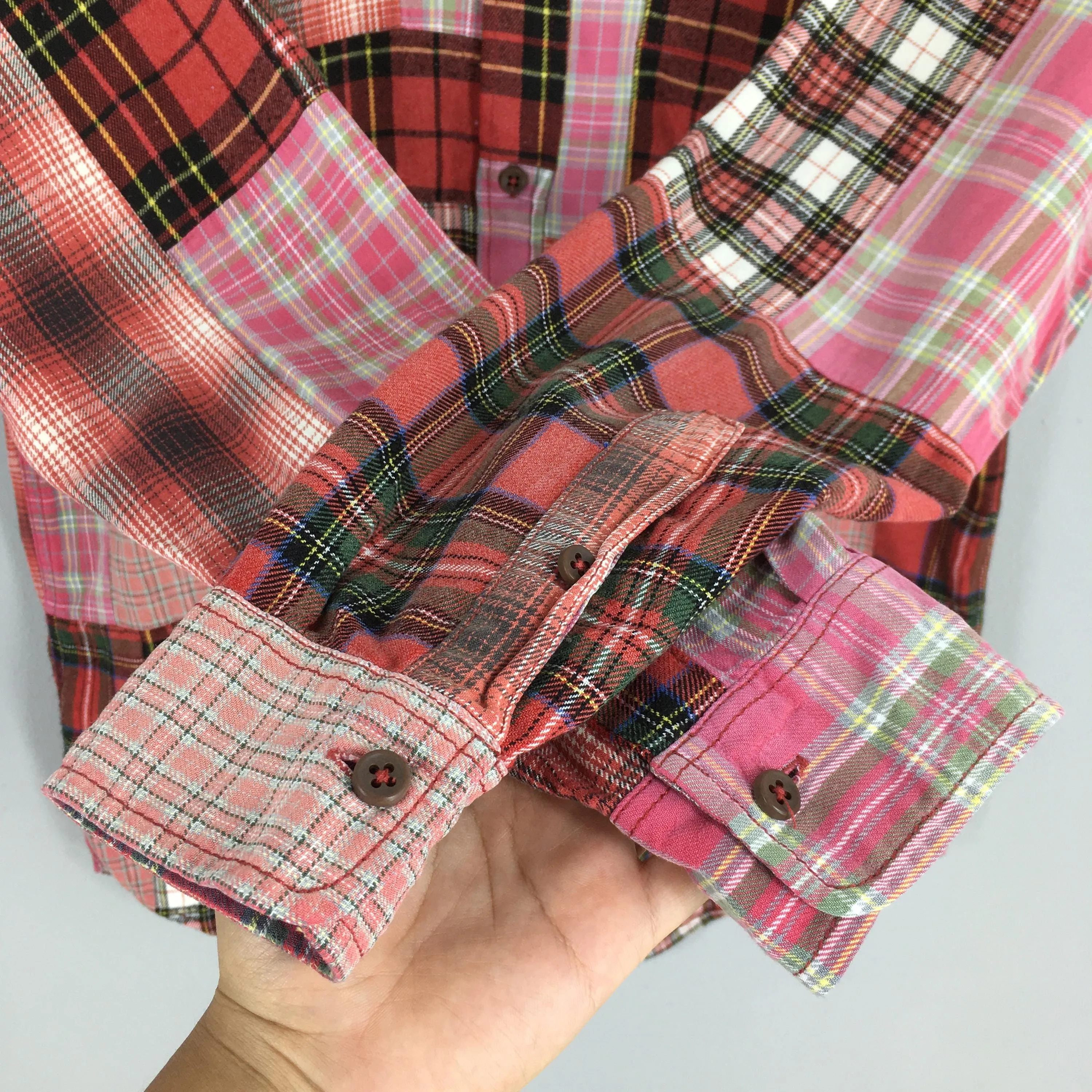 Karl Helmut Japan Patchwork Shirt Medium