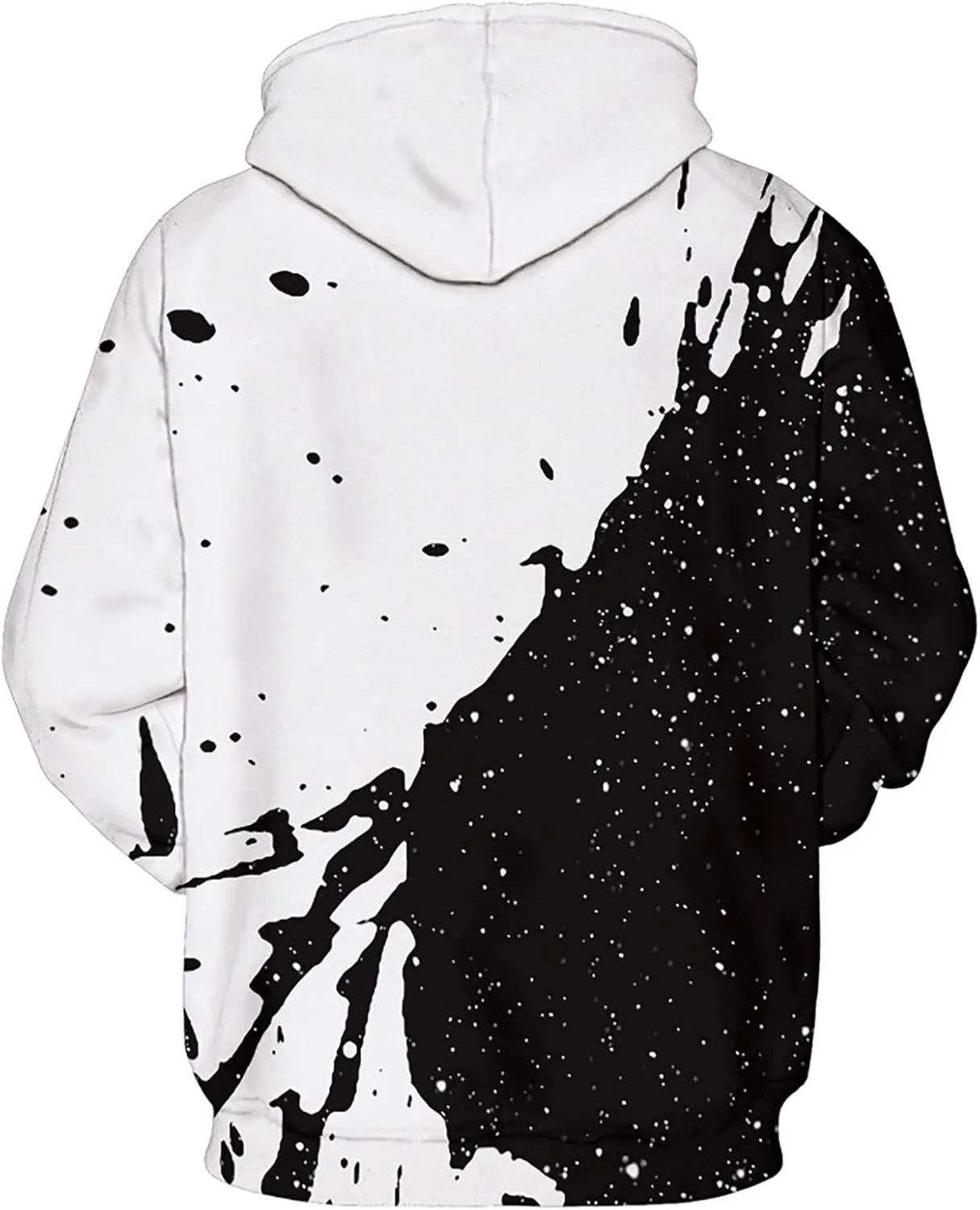 Men Women Unisex Hoodies Novelty 3D Print Graphic Hooded Pullover Sweatshirt with Pocket