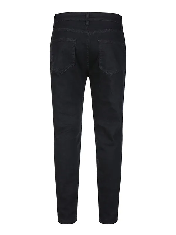 Men's Striped Stretch Skinny Jeans
