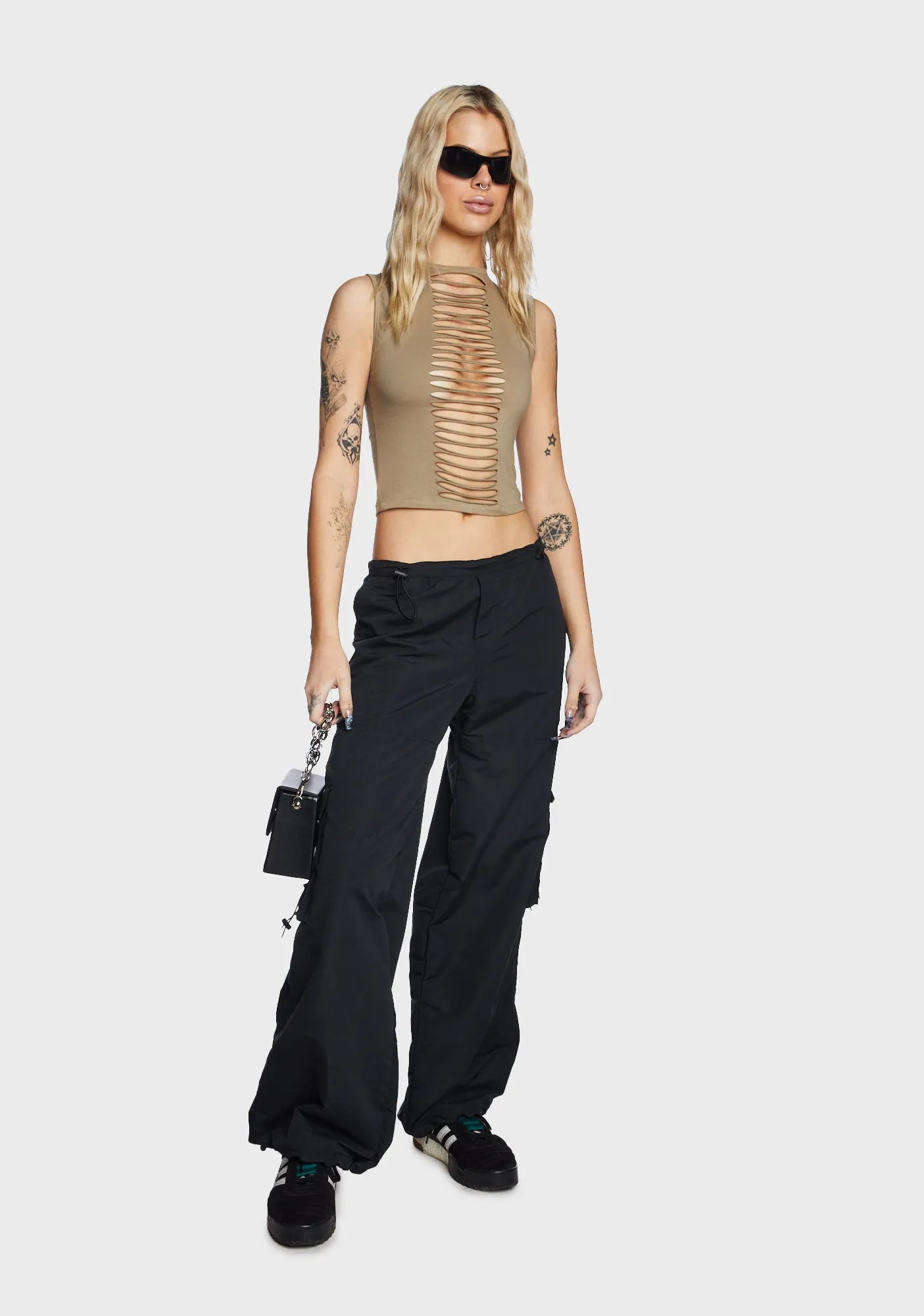 Monsieur Crop Top - London Fog
