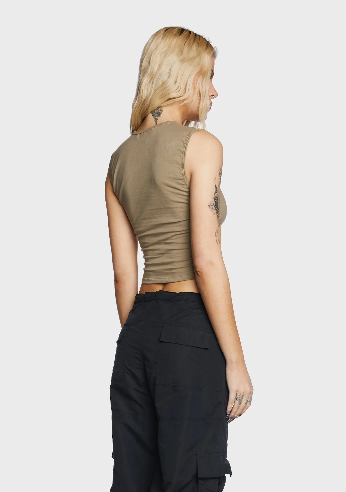 Monsieur Crop Top - London Fog