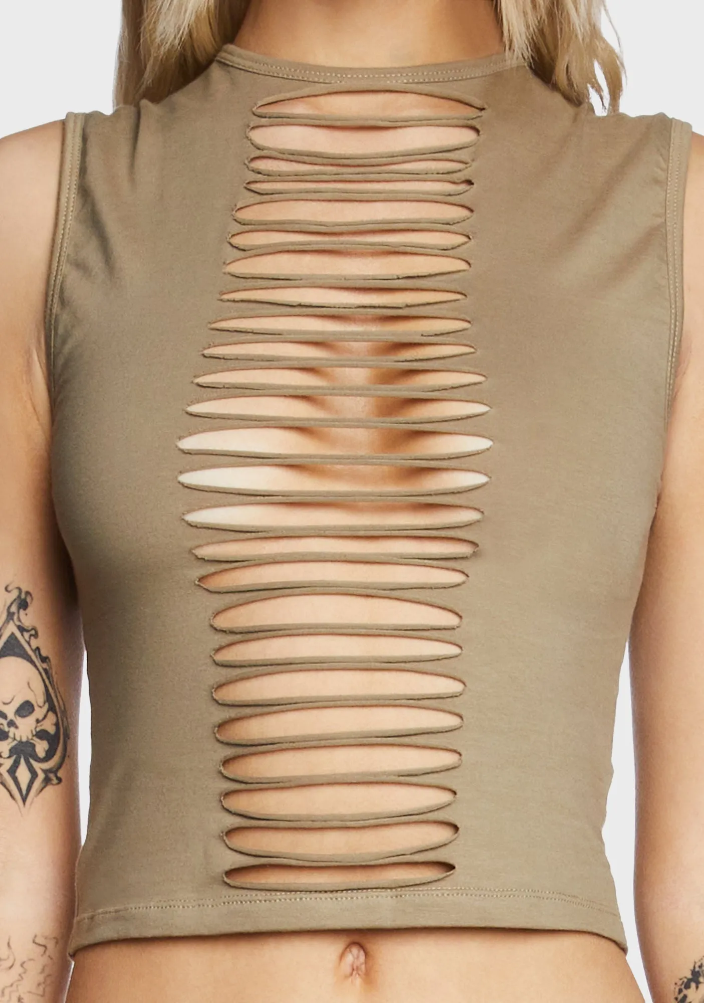 Monsieur Crop Top - London Fog