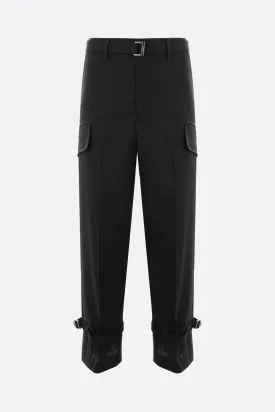 Relaxed Utility Wool Blend Trousers