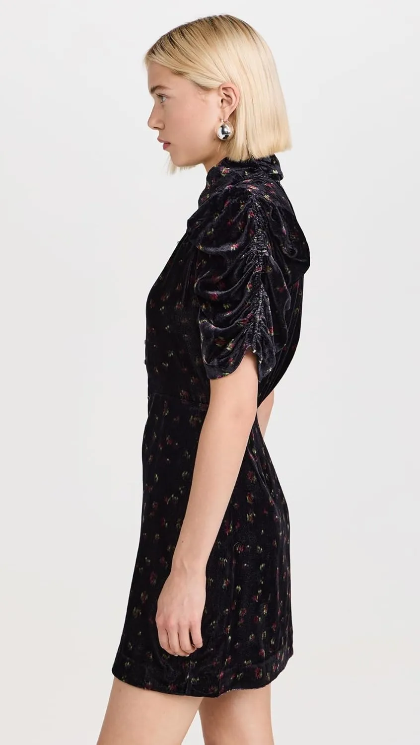 Sea Women's Lia Velvet Print Mini Dress