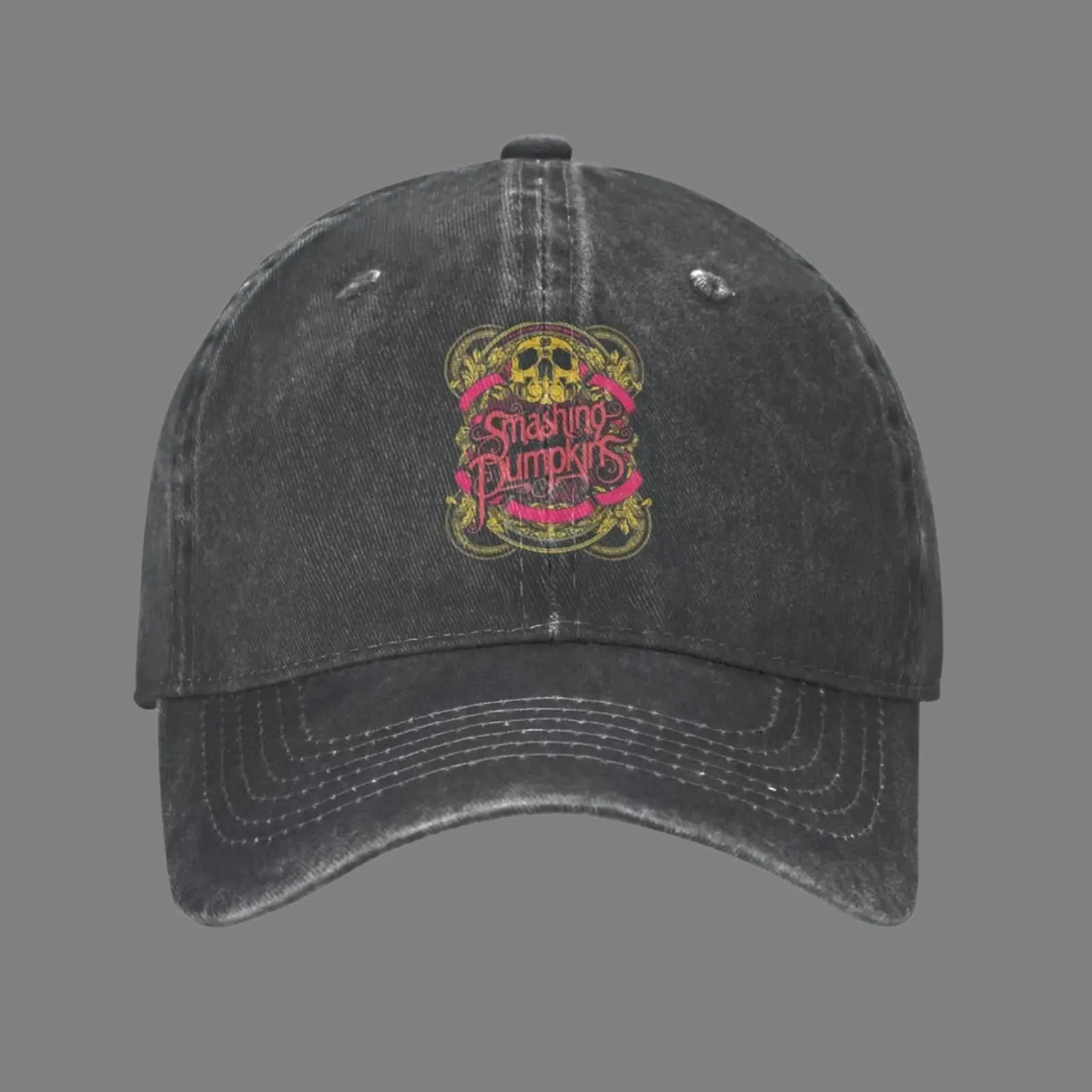 Smashing Pumpkins Distressed Baseball Cap | Alternative Rock Legends Merch by Gothic Outlaws