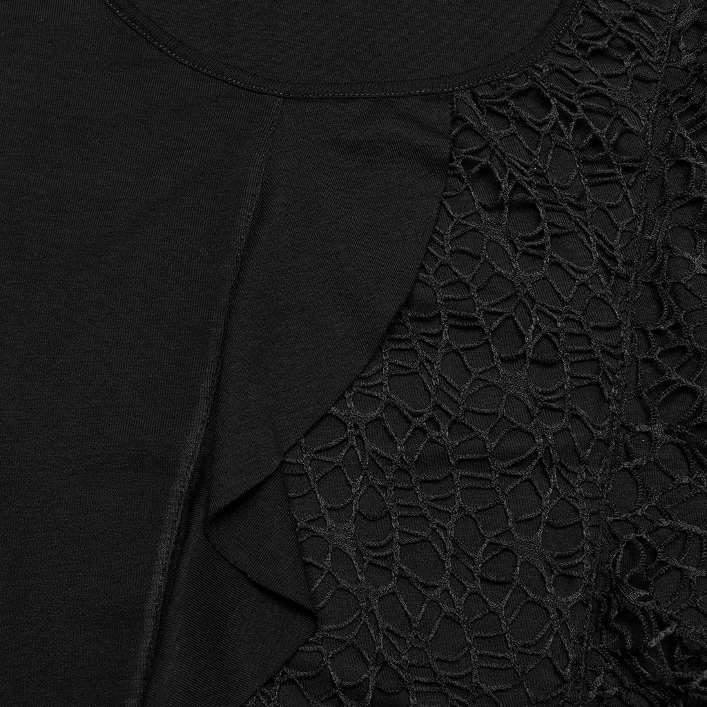 Women's Gothic Irregular Off-the-shoulder Ruffled Witch Dress