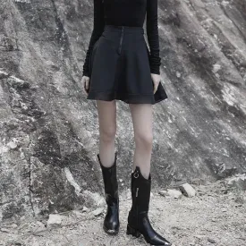 Women's Grunge Plaid Splice Mesh Skirt
