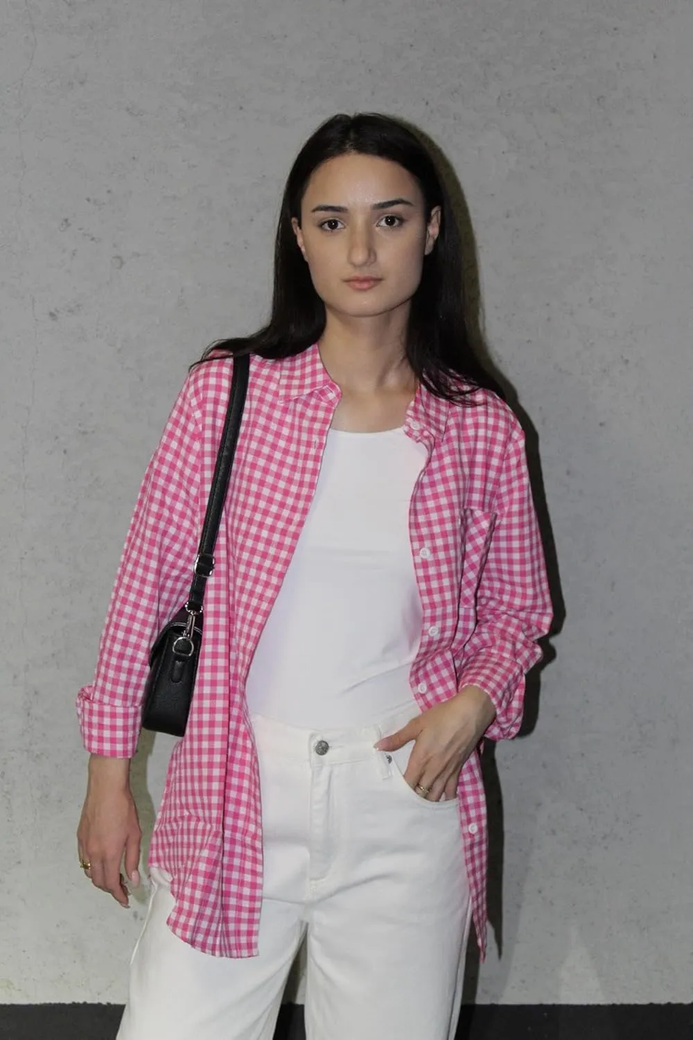 Zeagoo Long Sleeve Plaid Shirt for Women Button Down Shirts Buffalo Shackets Business Casual Blouses