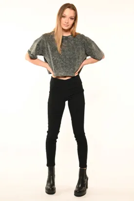 Zoe Studded Crop