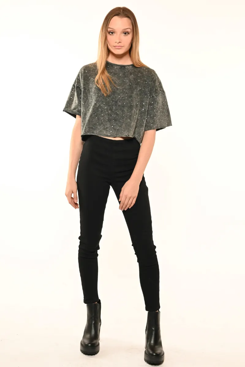 Zoe Studded Crop